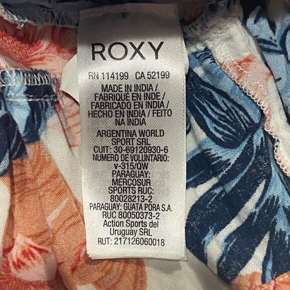 Roxy Hawiian Floral Print Halo Wrap Skirt Size Small - Picture 9 of 10